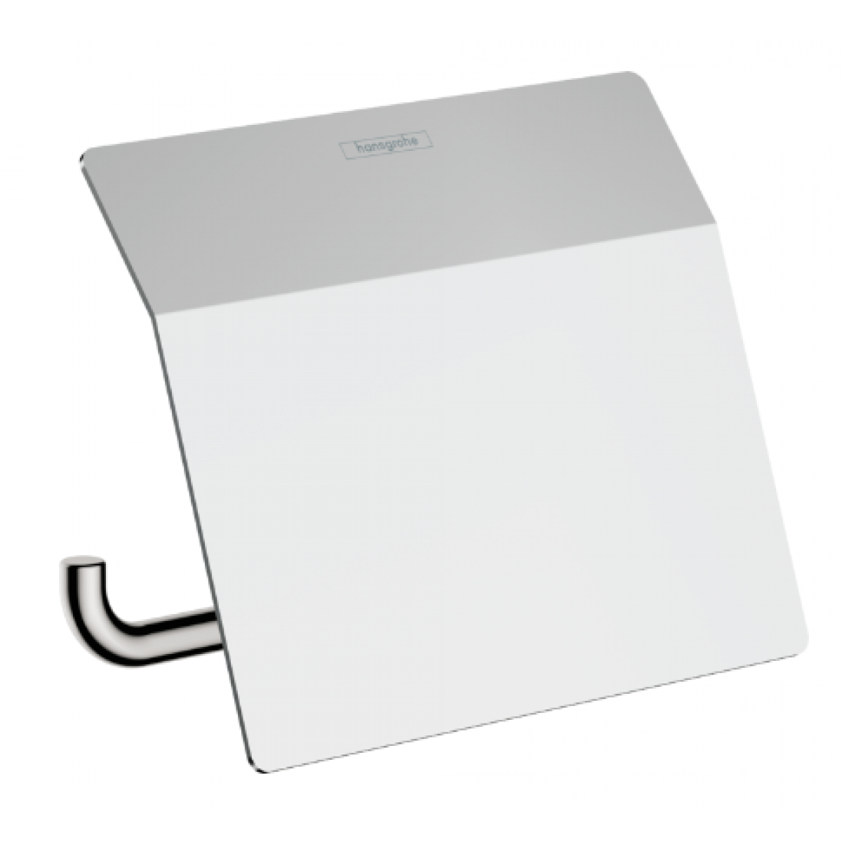 Hansgrohe 41753007 AddStoris 附蓋廁紙架 - 鍍鉻，壁掛式